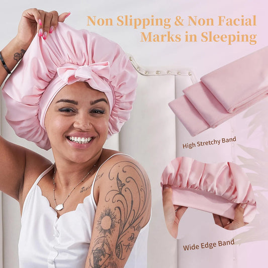 The Moonveil Silk Hair Bonnet - Everyday Essentials & Gifts