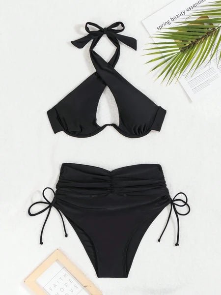 Noir Wave Bikini Set - Everyday Essentials & Gifts