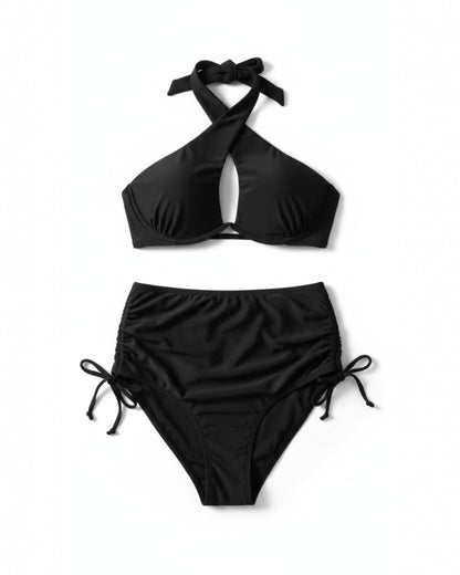 Noir Wave Bikini Set - Everyday Essentials & Gifts